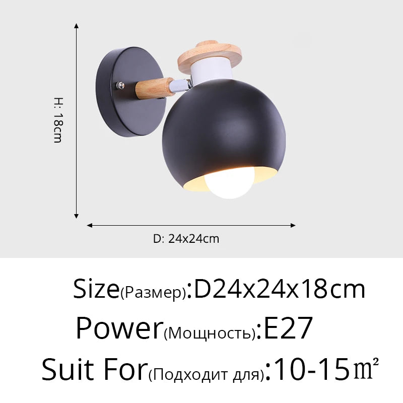 Led wall light for minimalist european interior decor - vue 16 sur 22