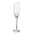 Flutes champagne design élégant verre soufflé sans plomb