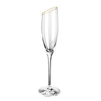 Flutes champagne design élégant verre soufflé sans plomb