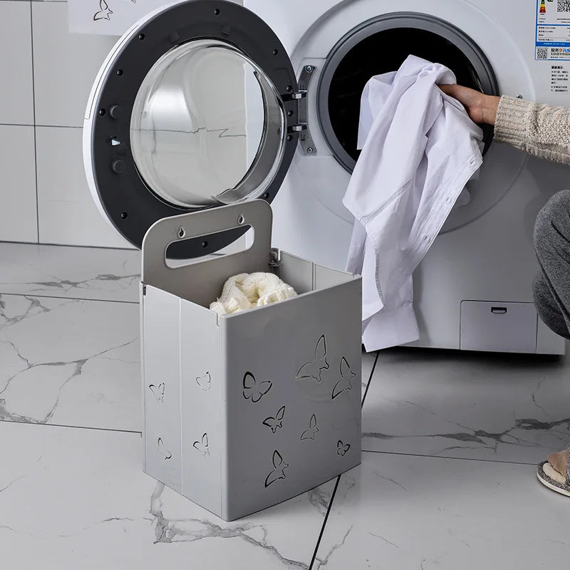 panier à linge pliable multifonction pour rangement et organisation - vue 6 sur 8