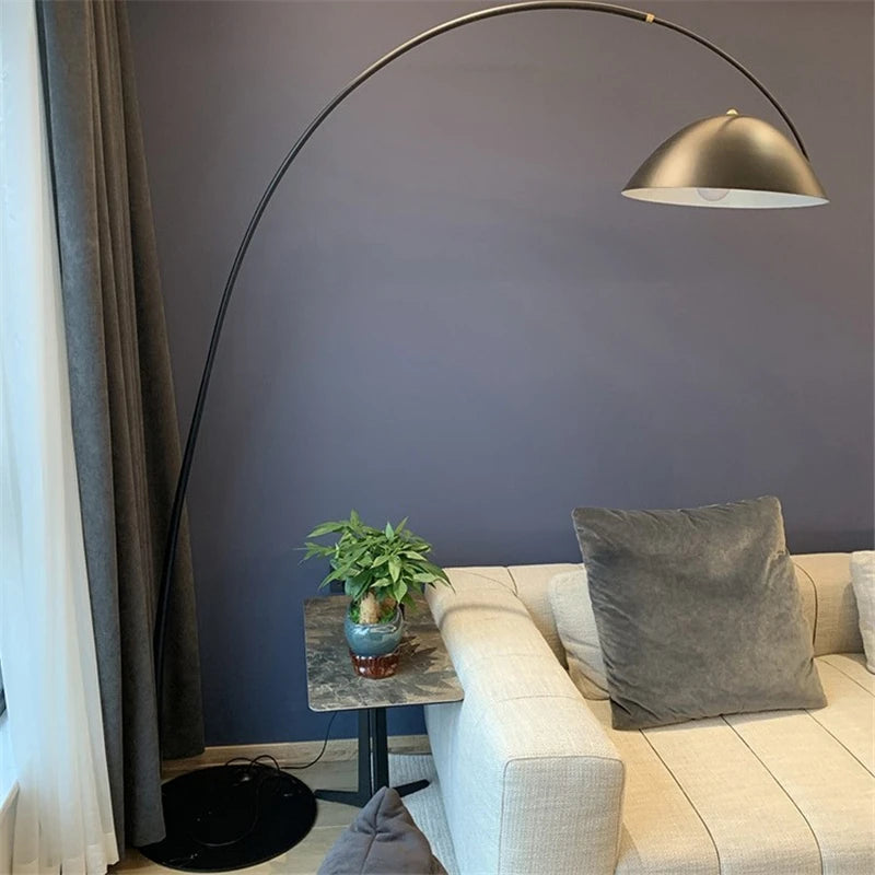 lampadaire led design nordique minimaliste canne à pêche