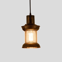 suspension vintage américaine en verre pour café restaurant