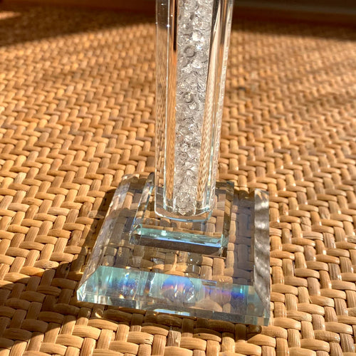 bougeoir en cristal haut de gamme pour décoration romantique - vue 6 sur 6