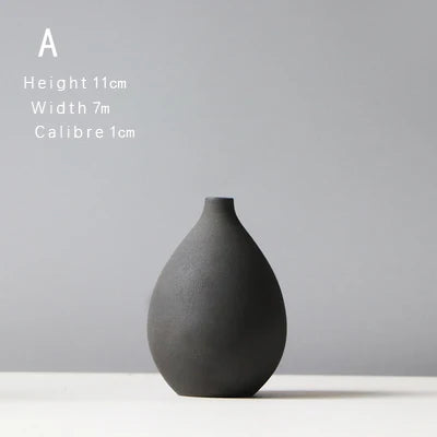 Nordic vintage ceramic vase for home decor