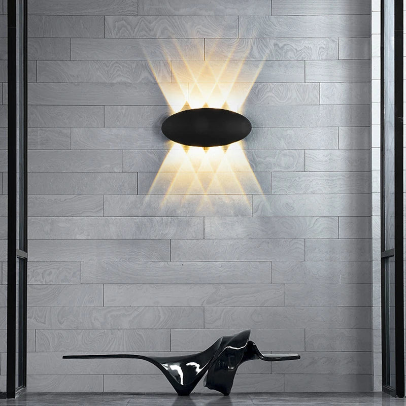applique murale led moderne imperméable pour extérieur minimaliste - vue 4 sur 18