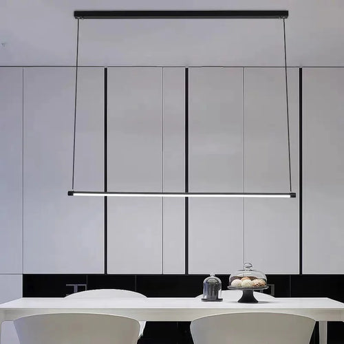 Minimalist LED chandelier for modern and elegant decor - vue 4 sur 3
