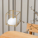 Modern natural stone chandelier for minimalist decor