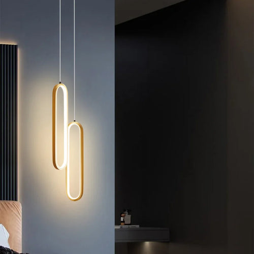 suspension led de style moderne et minimaliste