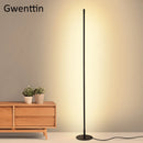 Minimalist nordic style LED floor lamp for elegant interiors