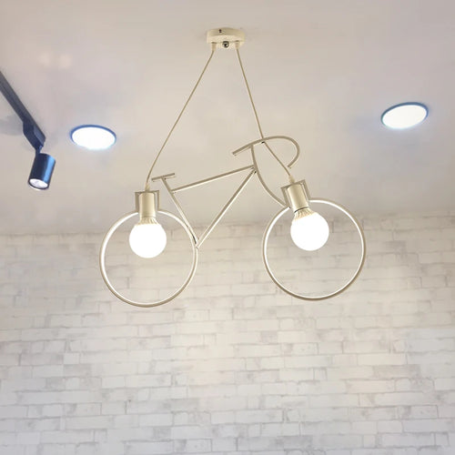 Suspension industrielle fer vélo - vue 7 sur 8