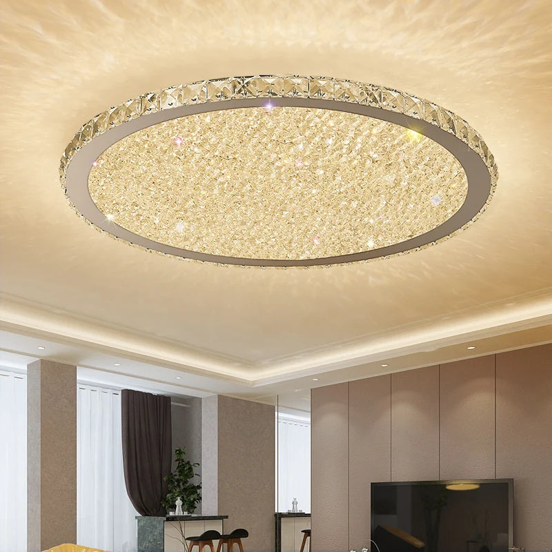 suspension moderne en acier inoxydable avec led et télécommande - vue 5 sur 28