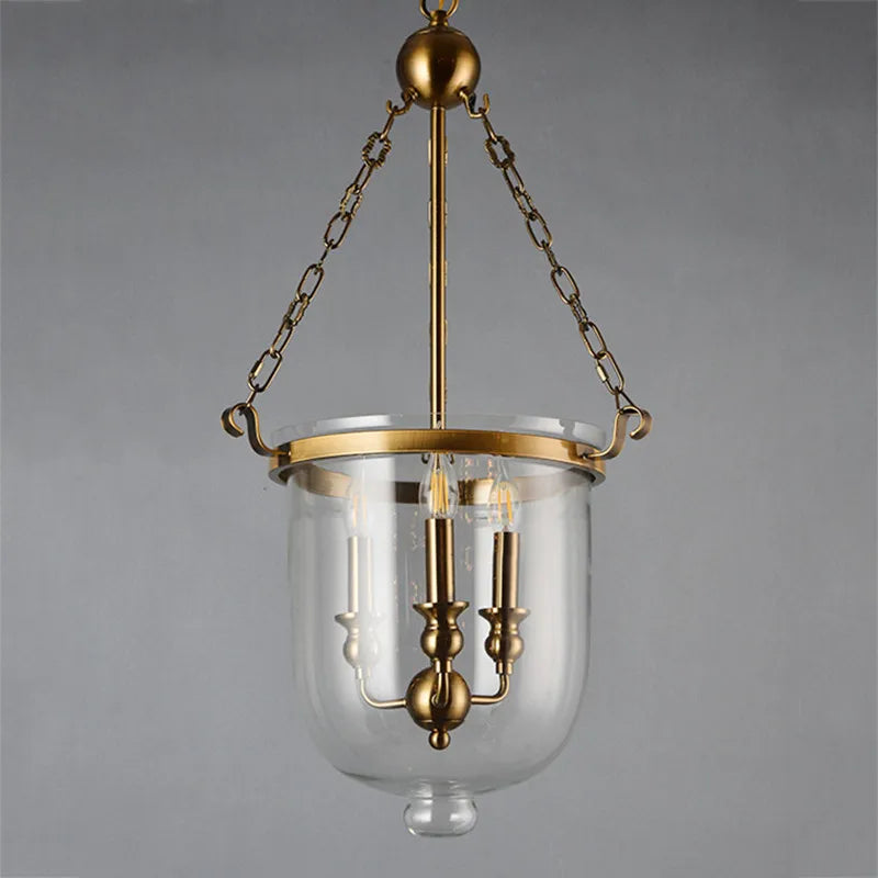 Lustre style américain Loft Bar en verre - vue 5 sur 6