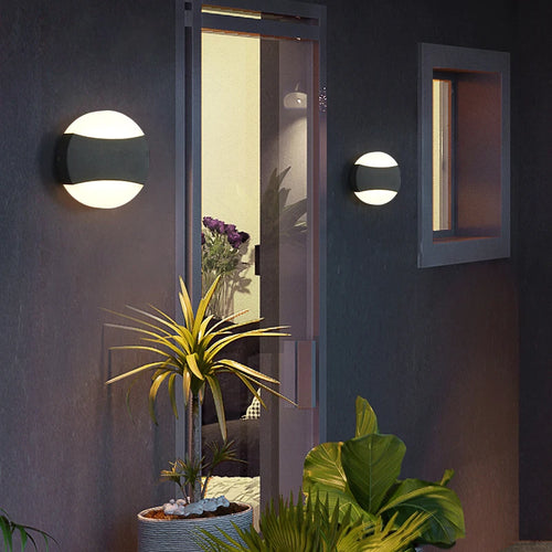 Applique murale extérieure lampe de terrasse porche avant appliques murales extérieures modernes maison de jardin appliquer applique murale étanche éclairage mural - vue 3 sur 8