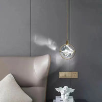 lustre led postmoderne créatif nordique luxe cristal bar