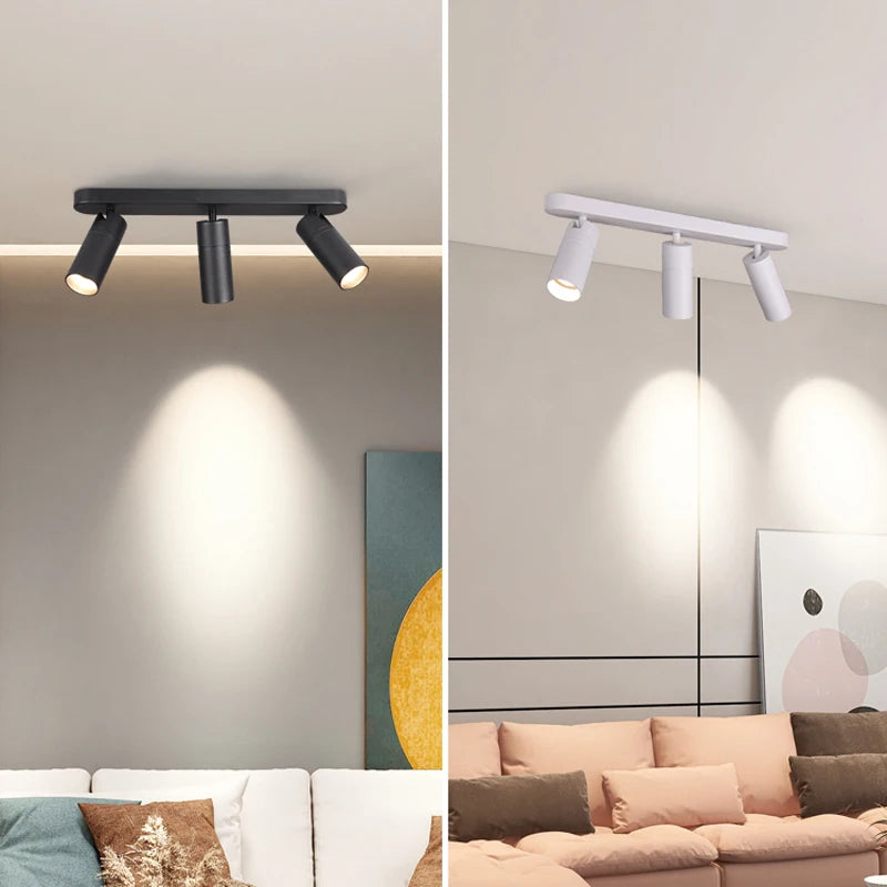 spot led 	gu10 mr16 montage aluminium rail lumineux - vue 4 sur 14