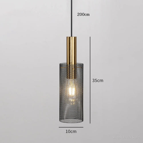 Nordic openwork pendant lights for minimalist indoor lighting - vue 9 sur 8