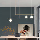 Minimalist postmodern glass chandelier for interior decoration
