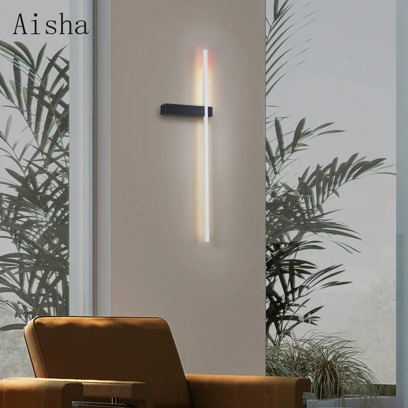 Minimalist nordic creative iron decorative wall light - vue 5 sur 15