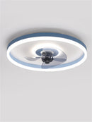 plafonnier moderne à leds avec ventilateur et 3 luminosités