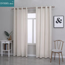 Voilage lin rayé style moderne pour salon chambre