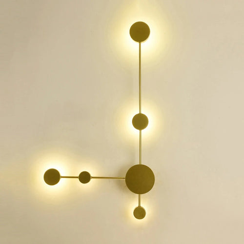 applique murale led postmoderne en acrylique et fer