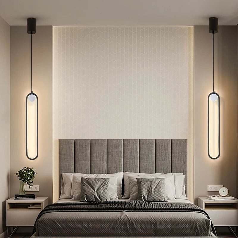 lustre moderne led suspendu design minimaliste éclairage suspension