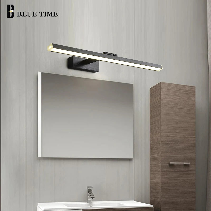 tés Applique murale LED pour salle de bains salon lampes de chevet moderne miroir avant lumière appliques murales LED lumières AC220V110V - vue 5 sur 6