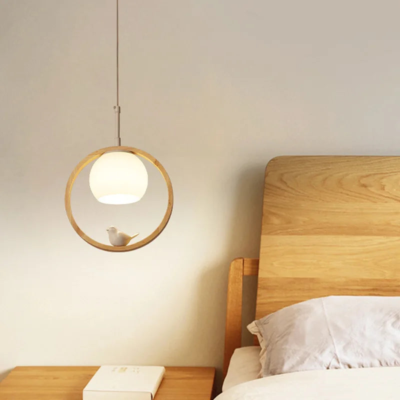 suspension led traditionnelles en forme d'oiseau pour décoration intérieure - vue 4 sur 8