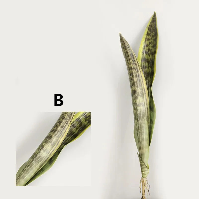 plantes artificielles feuilles de tigre pour décoration intérieure et jardin - vue 8 sur 12