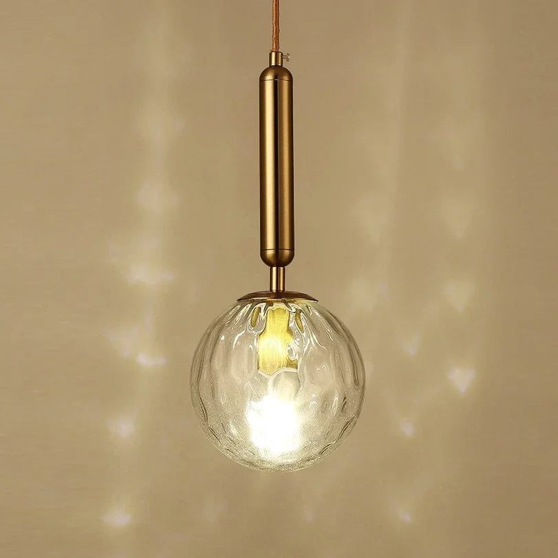 lustre moderne en verre pour bar restaurant et décoration intérieure - vue 3 sur 10