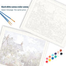 kit peinture abstraite par numéros pour décoration intérieure artisanale