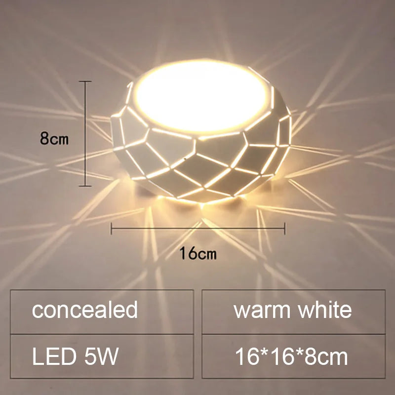 Plafonnier LED moderne simplicité 5W 12W - vue 18 sur 18