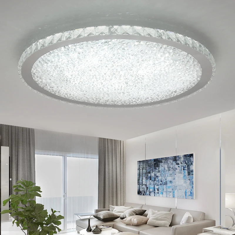 suspension moderne en acier inoxydable avec led et télécommande - vue 6 sur 28