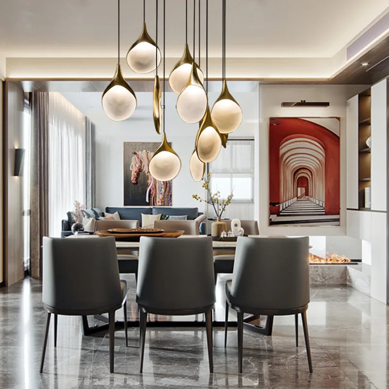suspension moderne en forme de cuillère pour décoration rétro - vue 4 sur 7