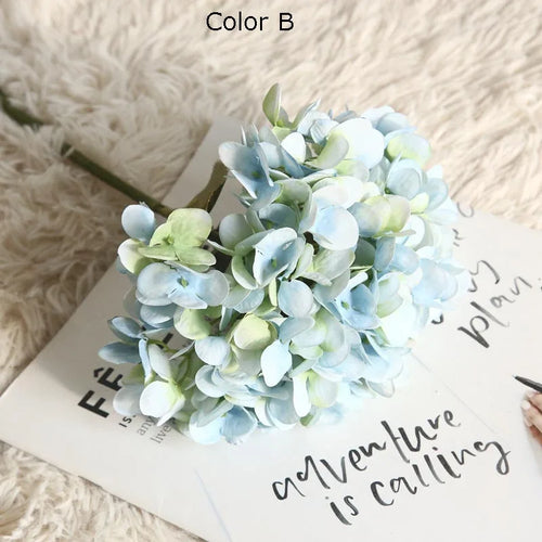 bouquet d'hortensia artificiel séché pour décoration de mariage - vue 5 sur 14
