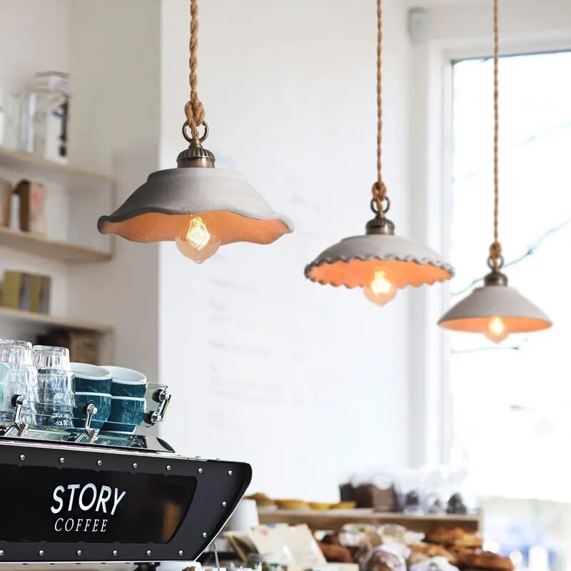 Suspension LED loft style industriel - vue 3 sur 11