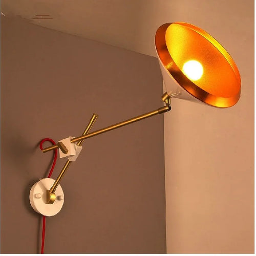 applique murale industrielle vintage réglable style loft et campagnard