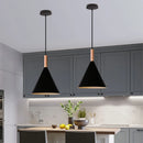 lampe led suspendue en bois design nordique moderne décorative