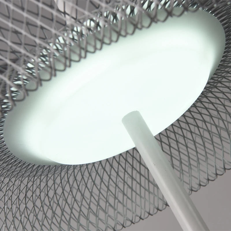 Suspension en filet design nordique déco fer led cage intérieure