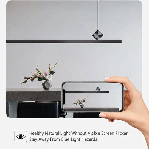 Modern minimalist Nordic chandelier for kitchen and dining room - vue 4 sur 9