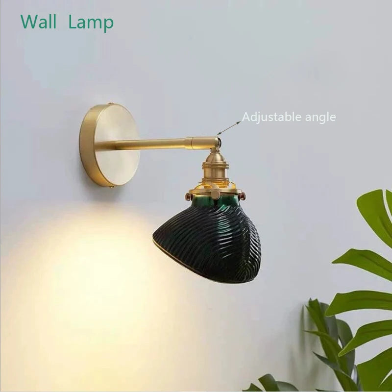 lustre en verre minimaliste japonais éclairage créatif design suspendu - vue 3 sur 15