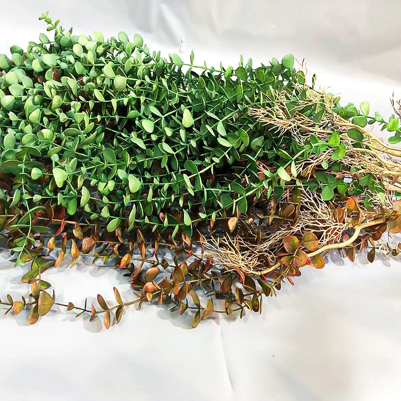 plantes artificielles en rotin d'eucalyptus pour décoration intérieure et extérieure - vue 5 sur 8