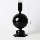 Nordic Glass candle holders, romantic Dinner home decoration, candlestick for birthday wedding, candle holder portavelas decor