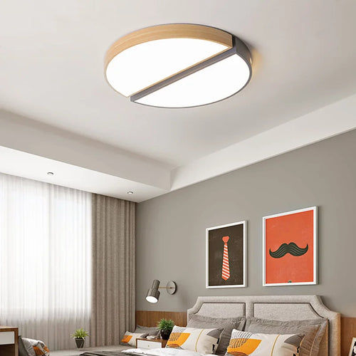 Modern minimalist round ceiling light nordic style mounted