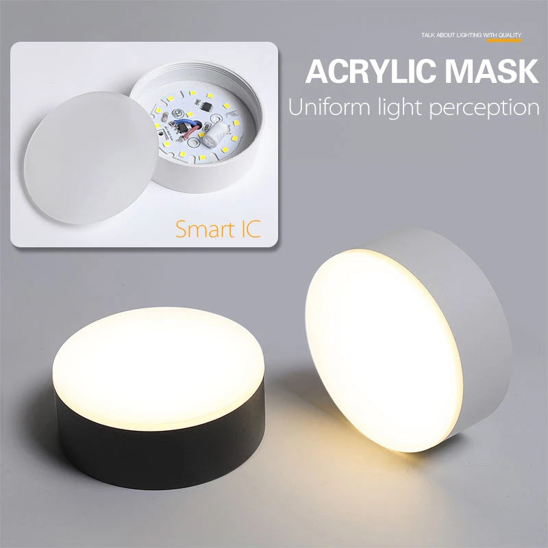 spot lumineux led monté en surface à intensité réglable - vue 3 sur 5