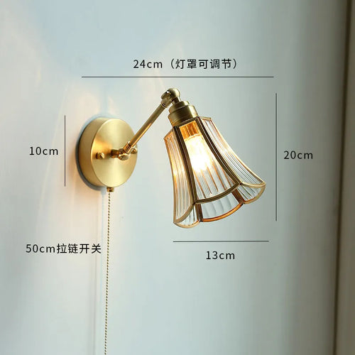 Applique murale LED cuivre moderne nordique - vue 16 sur 23