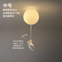Animated bear LED ceiling light for children's bedrooms and living room decor