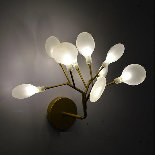 Modern tree-shaped wall light with elegant minimalist design - vue 4 sur 10