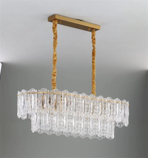 lustre rond en verre artistique pour intérieur moderne - vue 4 sur 15