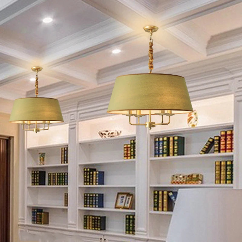 luminaire suspendu led style rétro américain pour salon moderne - vue 4 sur 11